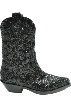Dolce & Gabbana Femme, Chaussures, Noir, Taille: 36 EU Bottes Hautes