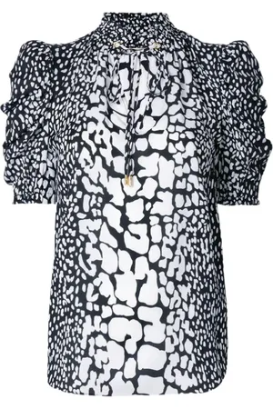 Michael Kors Femme, Blouses et Chemises, Noir, Taille: 38 FR Blousons Chemises