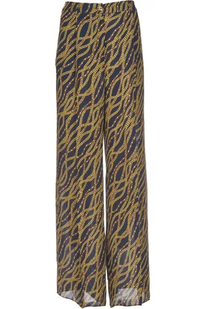 Michael Kors Femme, Pantalons, Bleu, Taille: 38 FR Pantalon large