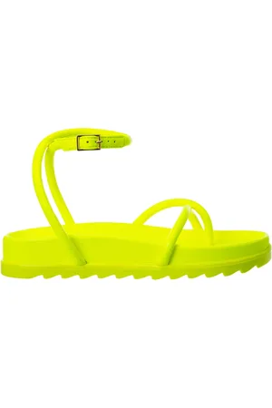 Chiara Ferragni Femme, Chaussures, Jaune, Taille: 37 EU Sandales Plates