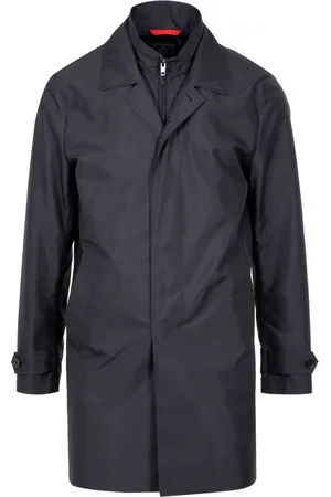 FAY Homme, Manteaux, Bleu, Taille: XL Single-Breasted Manteaux