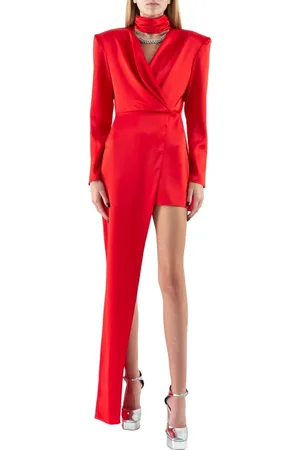 DAVID KOMA Femme, Robes, Rouge, Taille: 38 FR Gowns