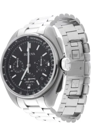 BULOVA Homme, Accessoires, Blanc, Taille: ONE Size Montre chronographe pilote lunaire
