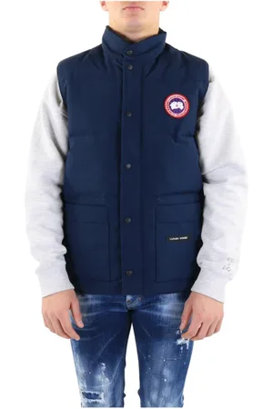 Canada Goose Homme, Vestes, Bleu, Taille: L Freestyle Crew Vest