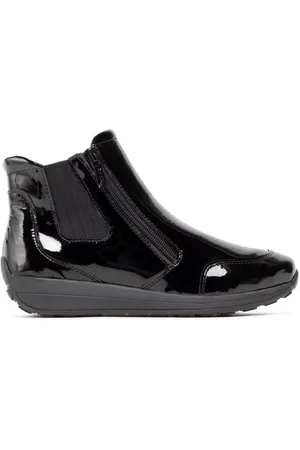 ARA Femme, Chaussures, Noir, Taille: 38 EU Bottisements noirs Merano