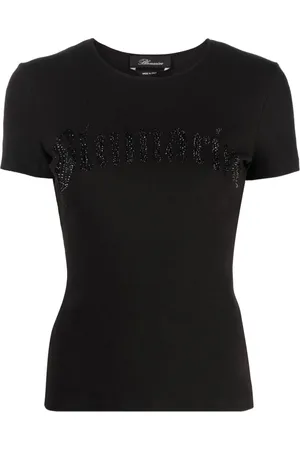 BLUMARINE Femme, Tops, Noir, Taille: 36 FR T-Chemises