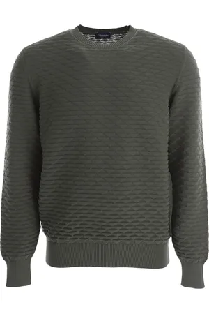 DRUMOHR Homme, Pulls, Vert, Taille: L Pulls à col rond