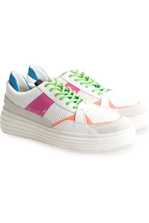Geox Femme, Chaussures, Blanc, Taille: 38 EU Baskets phaolae