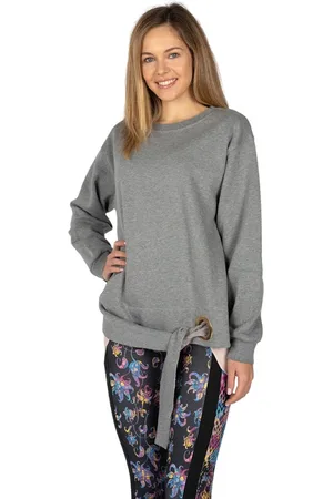 Trussardi Femme, Sweatshirts et sweats à capuche, Gris, Taille: 36 FR Chemisier