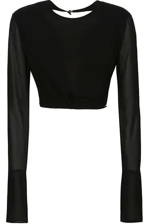 Andamane Femme, Tops, Noir, Taille: 38 FR Long Sleeve Hauts