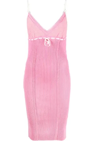CORMIO Femme, Robes, Rose, Taille: 36 FR Midi Robes