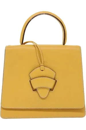 Loewe Femme, Pre-owned, Jaune, Taille: ONE Size Pre-owned Cuir sacs-main