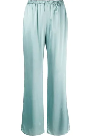 ANTONELLI Femme, Pantalons, Bleu, Taille: 38 FR Wide Pantalons