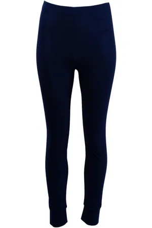 High Femme, Pantalons, Bleu, Taille: 40 FR Slim-fit Pantalons