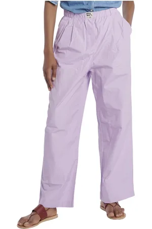 Bellerose Femme, Pantalons, Violet, Taille: 36 FR Straight Pantalons