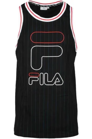 Fila Homme, Tops, Noir, Taille: L Hauts sans manches