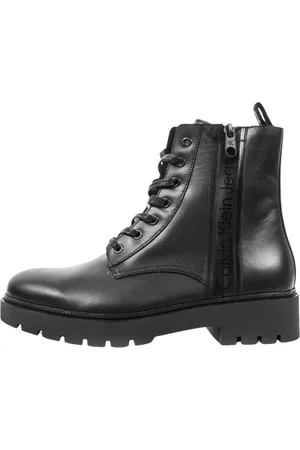 Calvin Klein Homme, Chaussures, Noir, Taille: 41 EU Lace-up Bottes