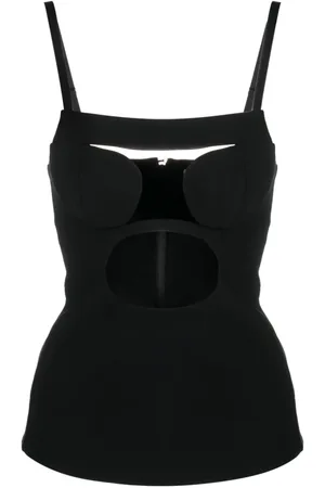 Nensi Dojaka Femme, Tops, Noir, Taille: 38 FR Hauts sans manches