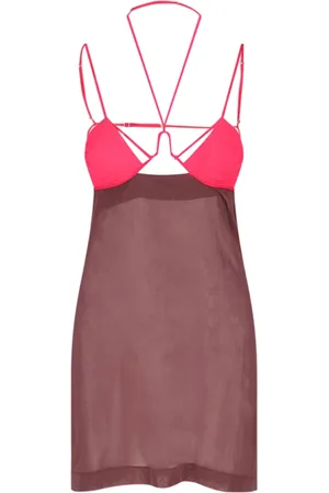 Nensi Dojaka Femme, Robes, Brun, Taille: 36 FR Short Robes