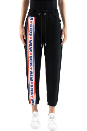 GCDS Femme, Pantalons, Noir, Taille: 36 FR Pantalons de survêtement