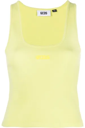 GCDS Homme, Tops, Vert, Taille: S Hauts sans manches