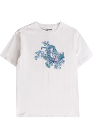 Maharishi Homme, Tops, Blanc, Taille: L T-Chemises