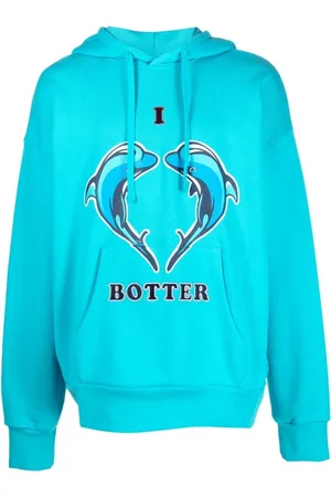 Botter Homme, Sweatshirts et sweats à capuche, Bleu, Taille: M SweaT-shirts à capuche