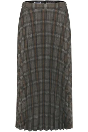 Cinque Femme, Jupes, Gris, Taille: 40 FR Midi Skirts