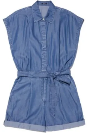 Denham Femme, Combinaisons et Ensembles, Bleu, Taille: 40 FR Playsuits