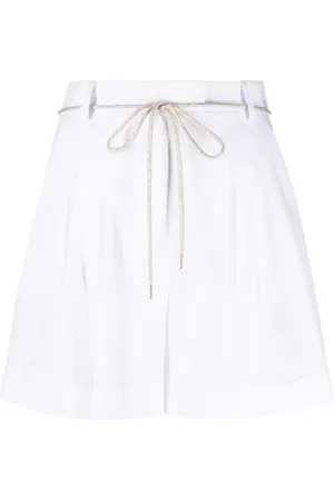 Patrizia Pepe Femme, Shorts, Blanc, Taille: 36 FR Short Shorts