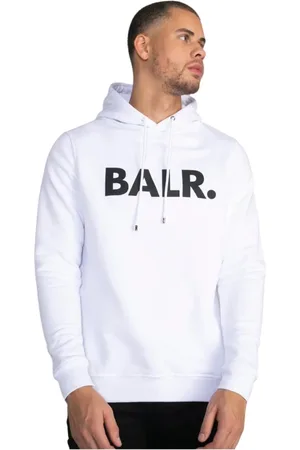 BALR. Homme, Sweatshirts et sweats à capuche, Blanc, Taille: S SweaT-shirts à capuche