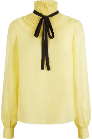 Manoush Femme, Tops, Jaune, Taille: 38 FR Long Sleeve Hauts