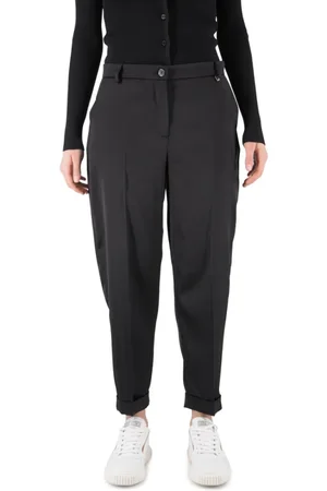 Blugirl Femme, Pantalons, Noir, Taille: 40 FR Pantalons