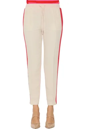 Blugirl Femme, Pantalons, Blanc, Taille: 34 FR Pantalon