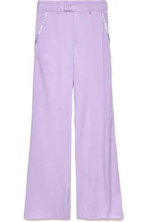 GAËLLE Femme, Pantalons, Violet, Taille: 40 FR Pantalons