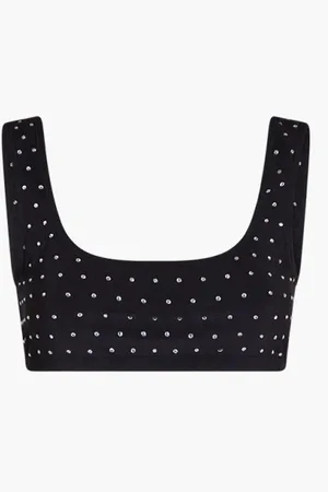 Andamane Femme, Tops, Noir, Taille: 38 FR Hauts sans manches