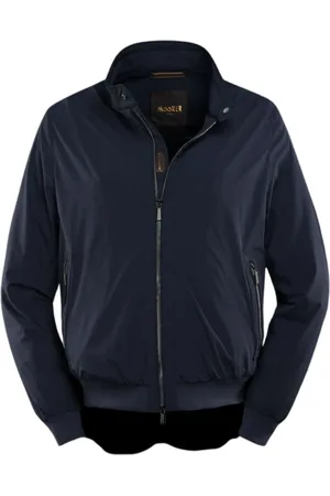 MOORER Homme, Vestes, Bleu, Taille: 6XL Bomber Vestes