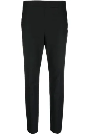 Moschino Femme, Pantalons, Noir, Taille: 36 FR Pantalon noir droit