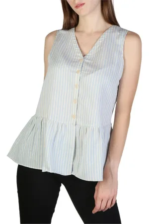 Armani Exchange Femme, Tops, Bleu, Taille: 42 FR T-Chemises
