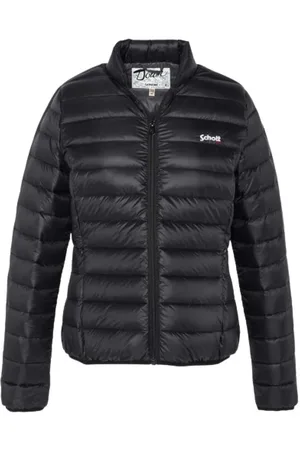 Schott NYC Femme, Vestes, Noir, Taille: 36 FR Veste femme Slim noir Schott Jktoaklandw