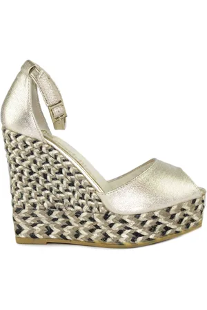 Espadrilles Femme, Chaussures, Jaune, Taille: 36 EU Wedges
