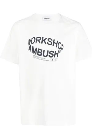 AMBUSH Homme, Tops, Blanc, Taille: S T-Chemises