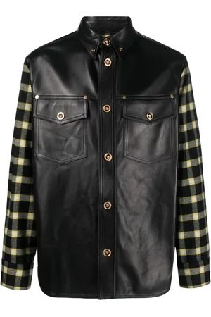 VERSACE Homme, Vestes, Multicolore, Taille: L Chemise décontractée