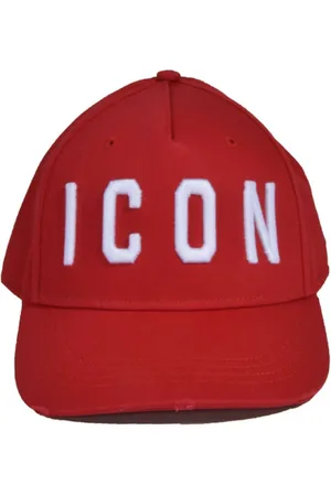 Dsquared2 Homme, Accessoires, Rouge, Taille: ONE Size Icon Baseball Cap