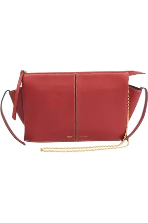 Céline Femme, Pre-owned, Rouge, Taille: ONE Size Pre-owned Cuir sacs-celine