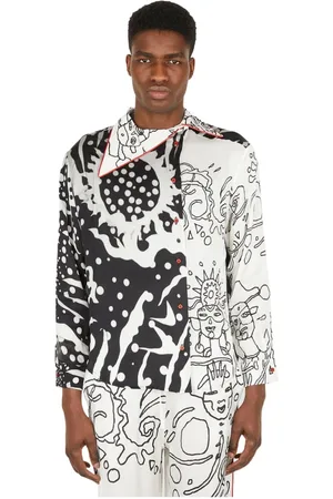 Honey Fucking Dijon Homme, Chemises, Blanc, Taille: M Chemise