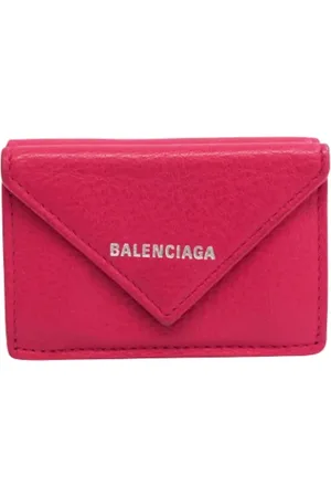 Balenciaga Femme, Pre-owned, Rose, Taille: ONE Size Pre-owned Cuir petite-maroquinerie