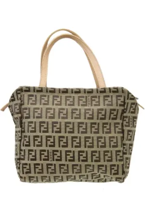 Fendi Femme, Pre-owned, Brun, Taille: ONE Size Pre-owned Toile sacs-fendi