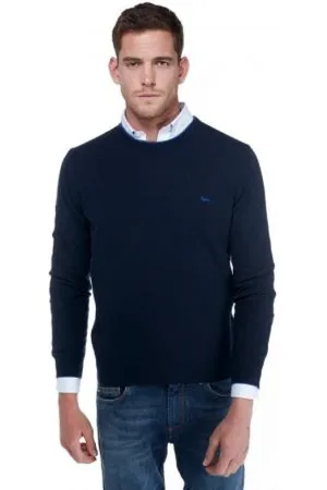 HARMONT&BLAINE Homme, Pulls, Bleu, Taille: 3XL Pull à col rond