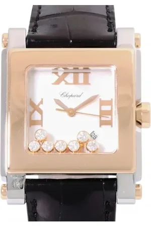 Chopard Femme, Pre-owned, Noir, Taille: ONE Size Pre-owned Cuir montres